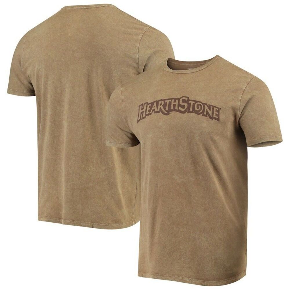Men's Tonal Hearthstone Mineral Wash T-Shirt Size Medium M Blizzard BLIZZCON